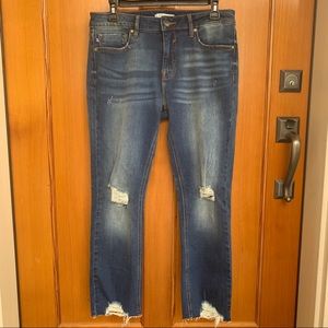 VIGOSS Stevie Crop Straight Jeans